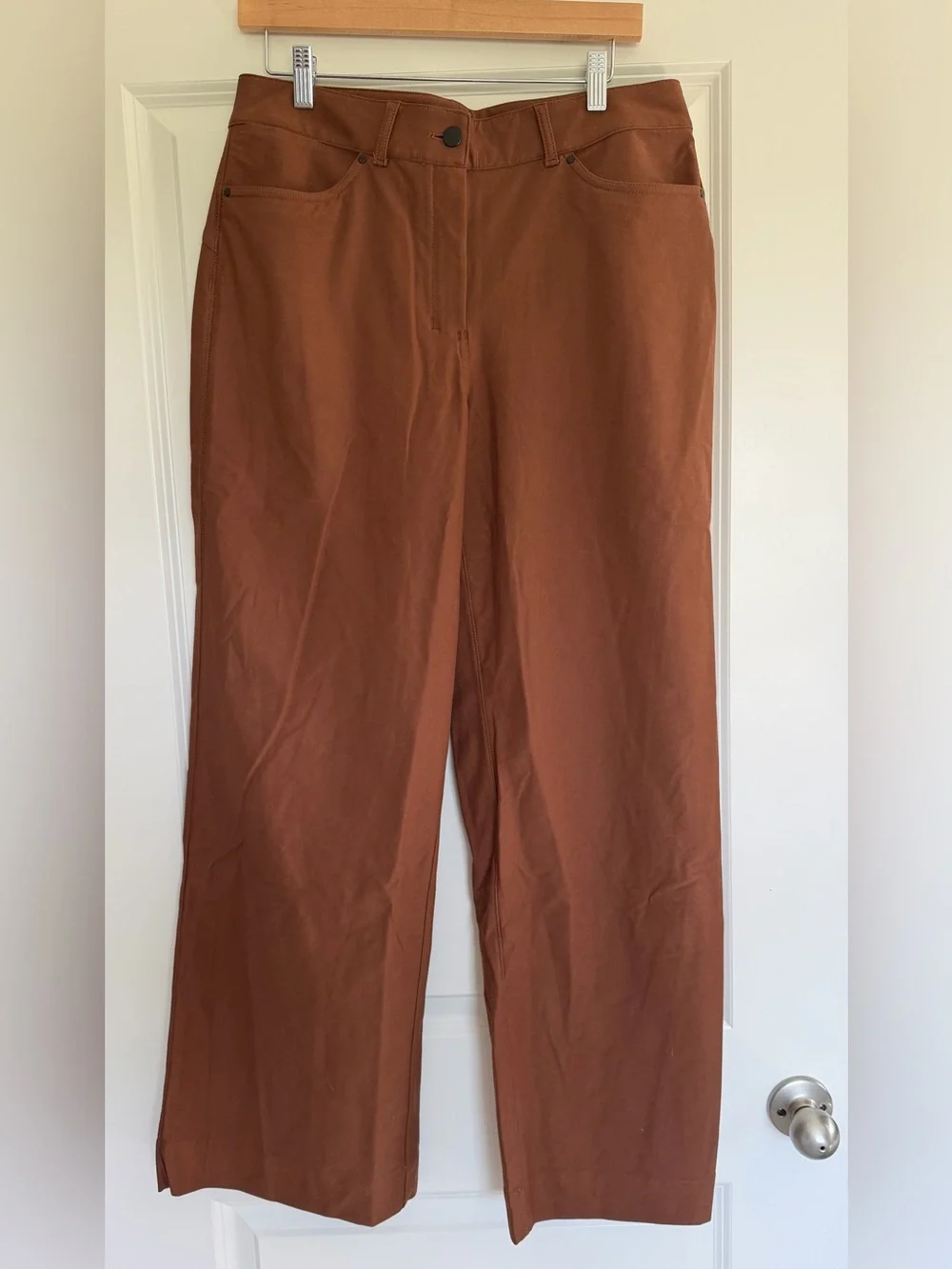 Lululemon City Sleek 5 Pocket Wide-Leg High-Rise Pant *Light Utilitech RST BRN